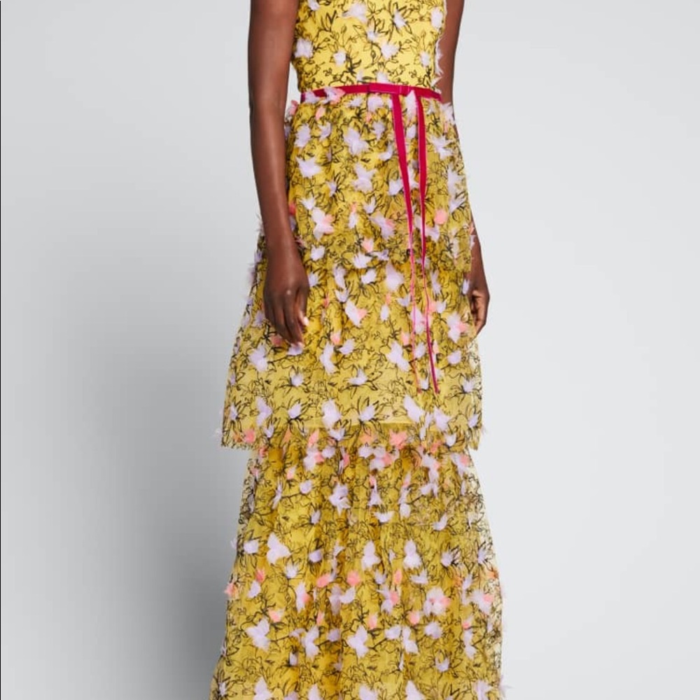 Marchesa 3-tier tulle gown - Picture 6 of 10
